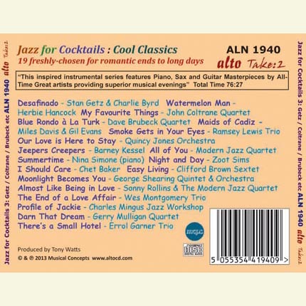 Jazz for Cocktails – further late night COOL cuts - Image 2