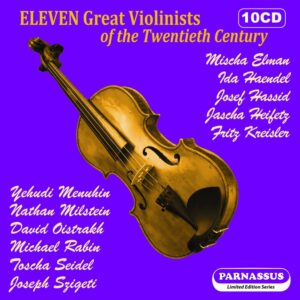 Eleven Great Violinists of the 20th Century